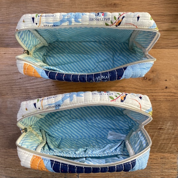 Spartina 449 Bay Dreams Cosmetic Cases (2) - Picture 3 of 4